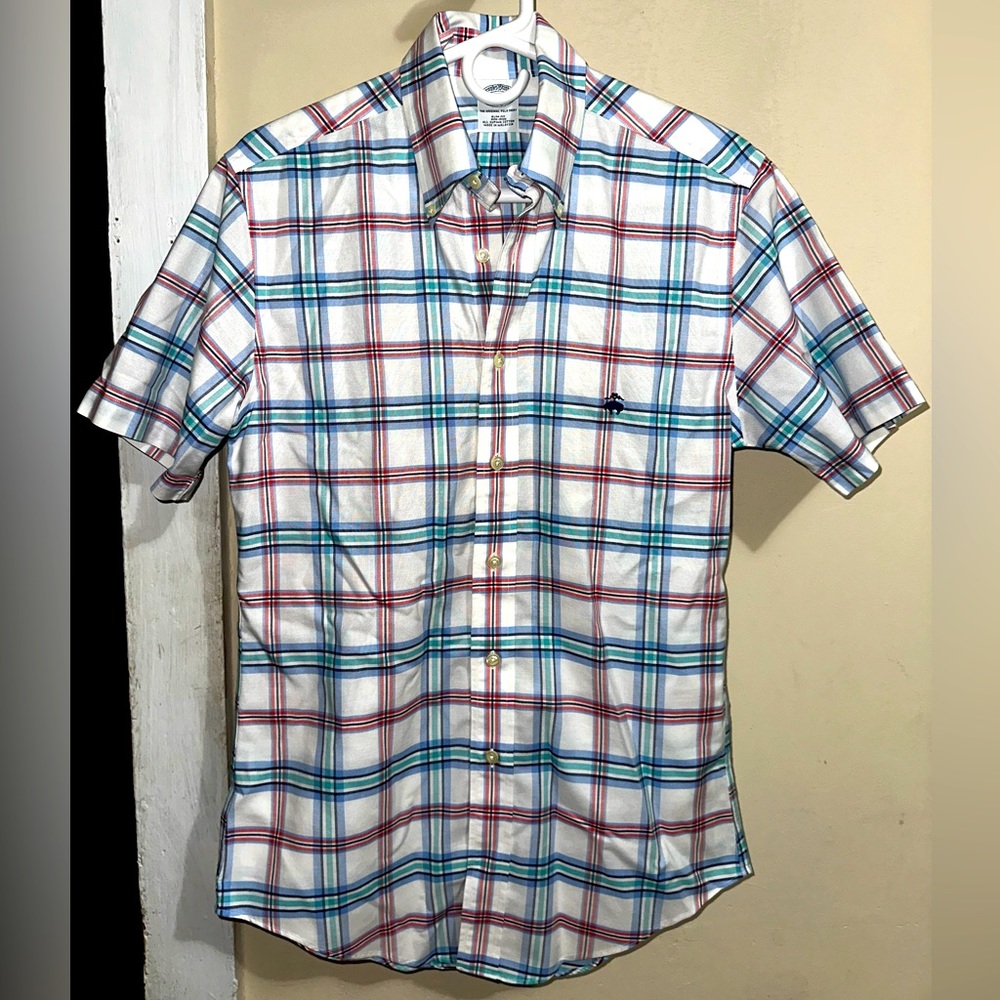Men’s Brooks Brothers Short Sleeve Dress Shirt